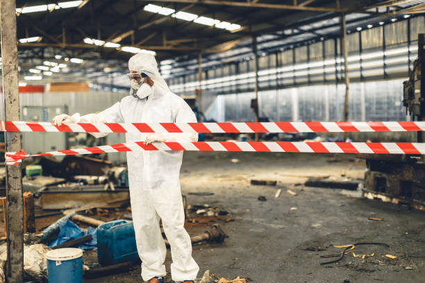 Professional Hoarding Cleanup technician working in Preston, ID